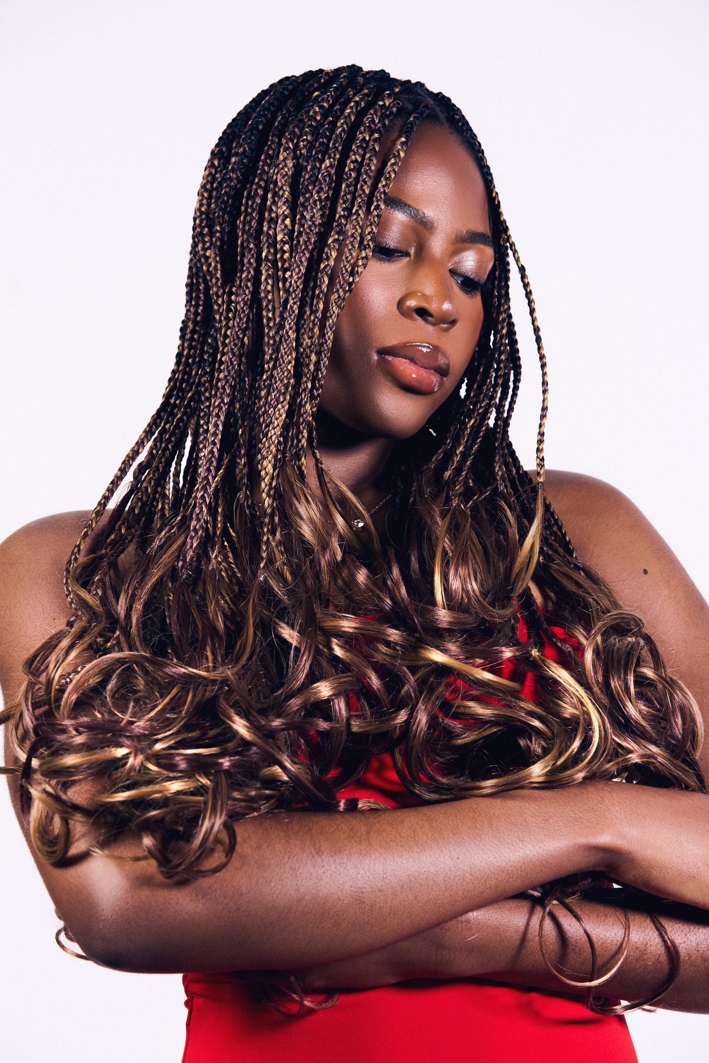 24” Mocha Delight French Curl Braiding Hair