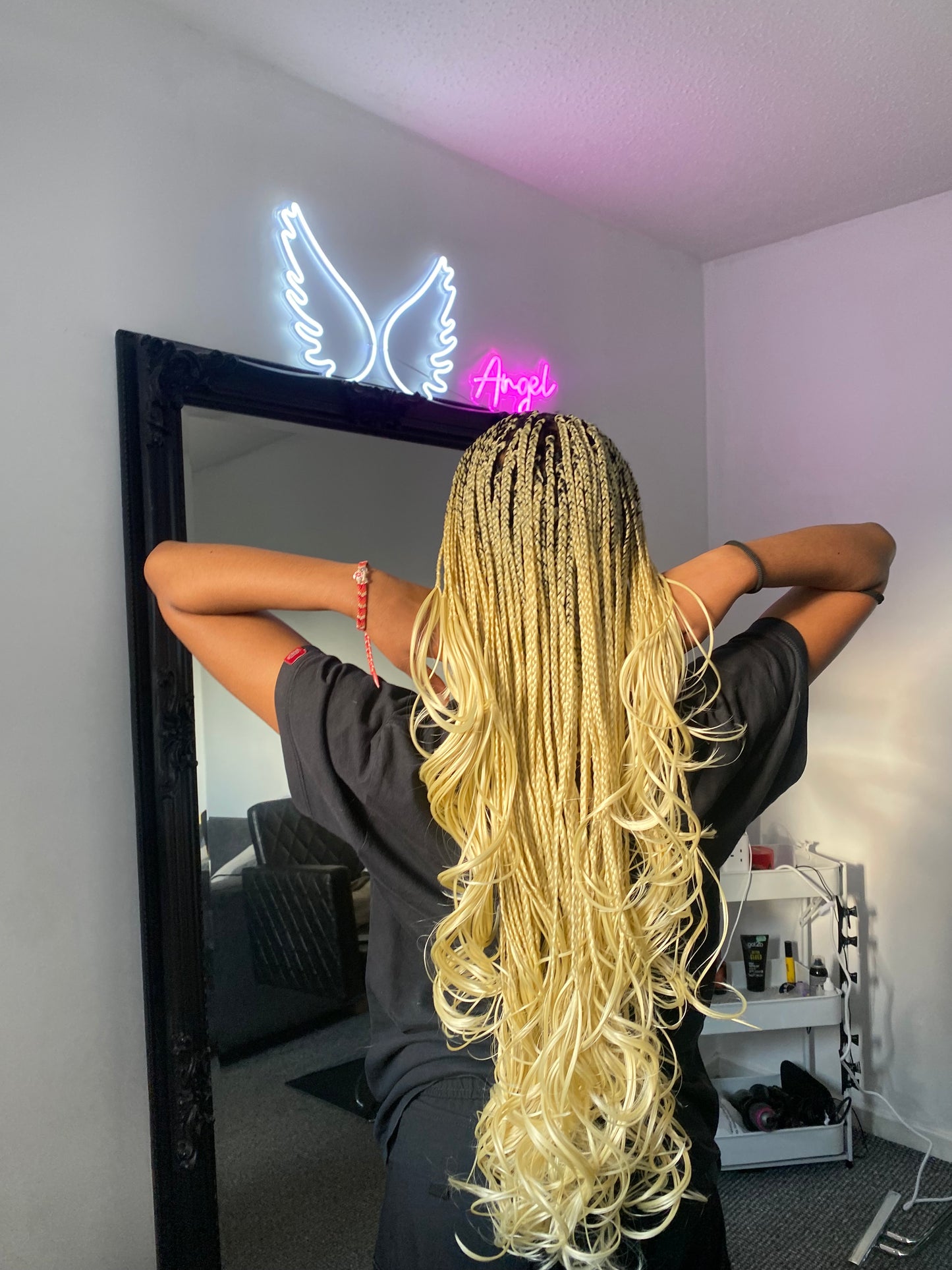 Blond French Curl Braiding Hair