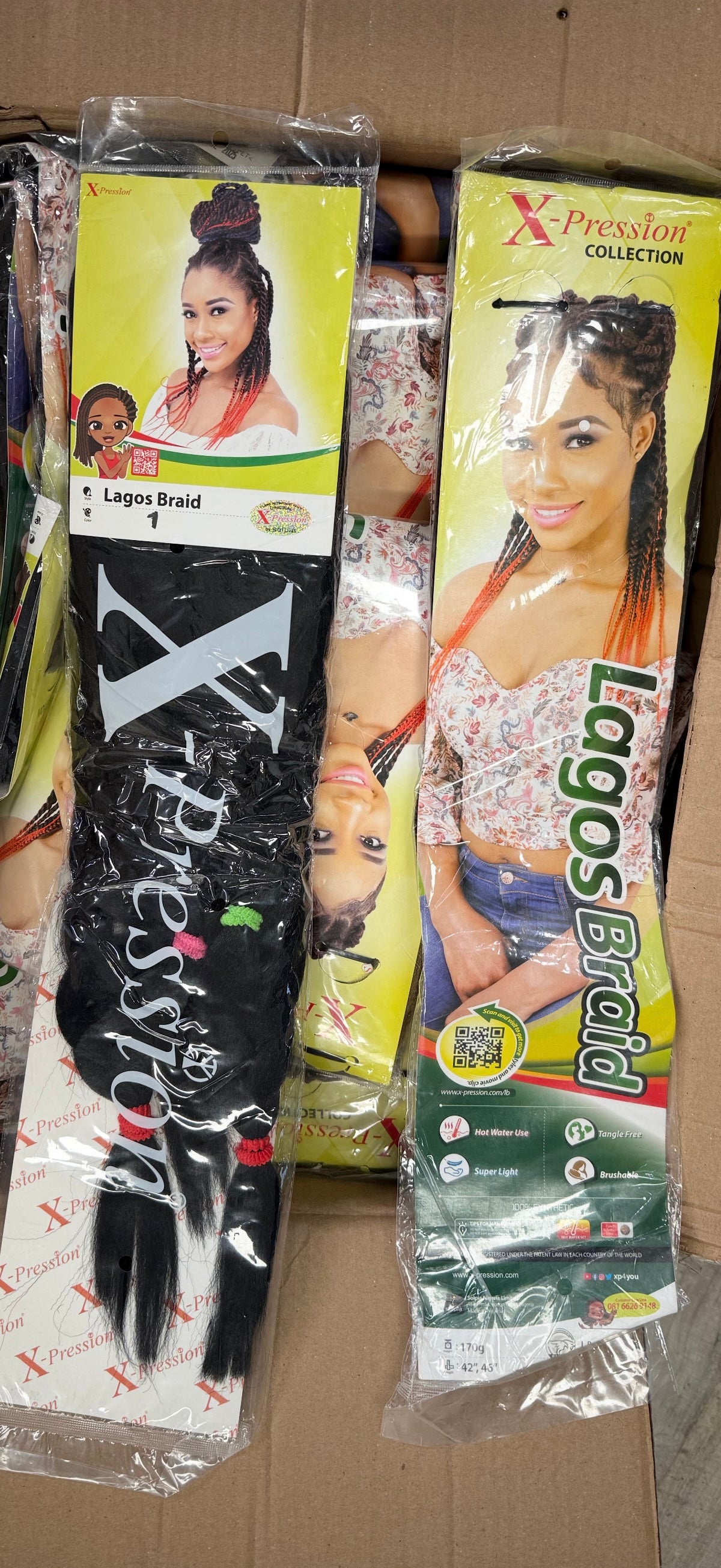 X-Pression LAGOS BRAID Pre-Stretched Braiding Hair