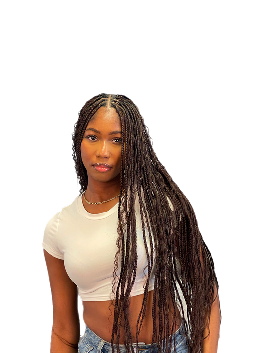 Human Braiding Hair For Boho Braids Deep Wave 100g