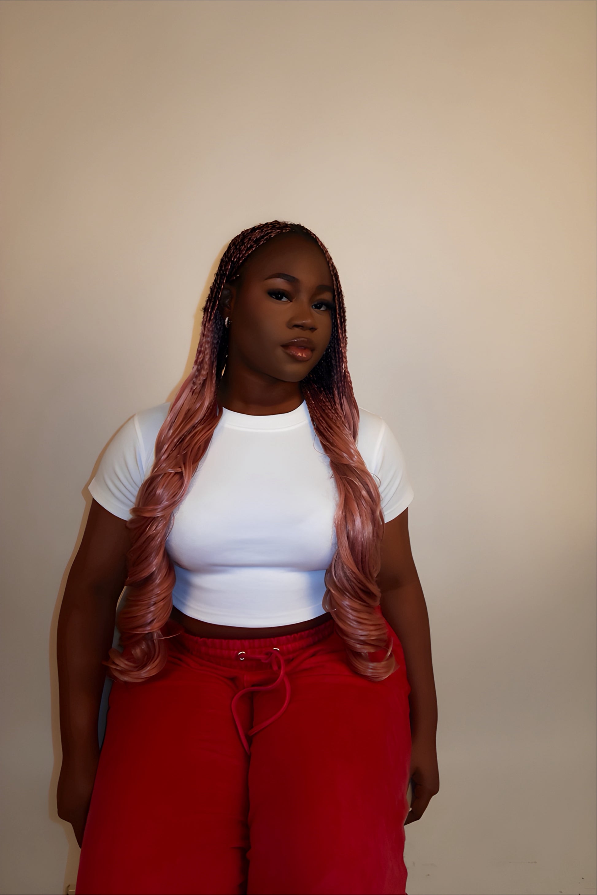 24” Cocoa Bean French Curl Braiding Hair