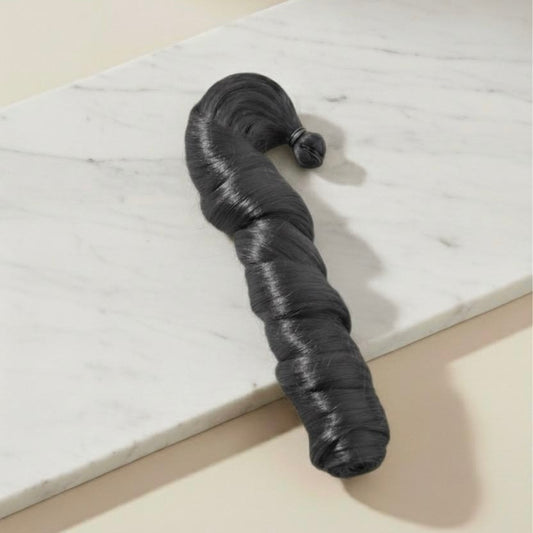 24” Dark Grey French Curl Braiding Hair