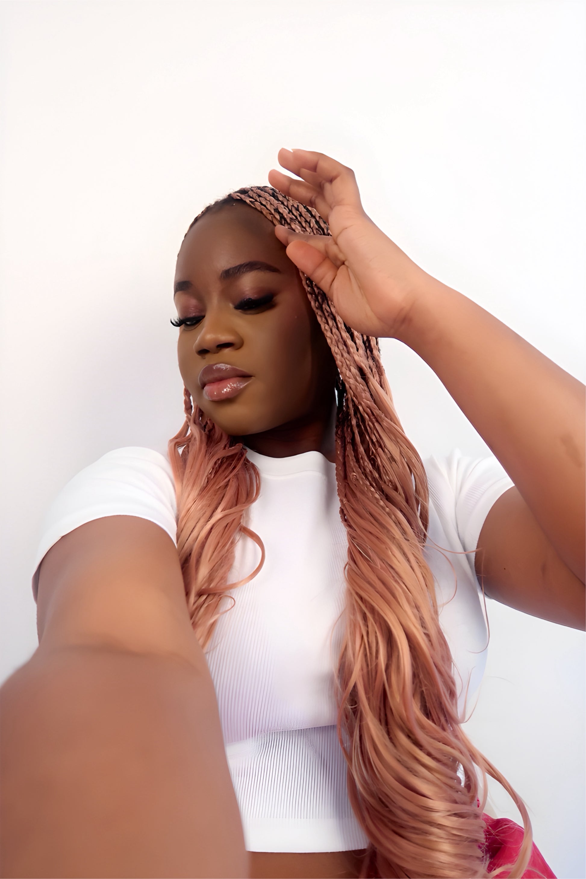 24” Cocoa Bean French Curl Braiding Hair