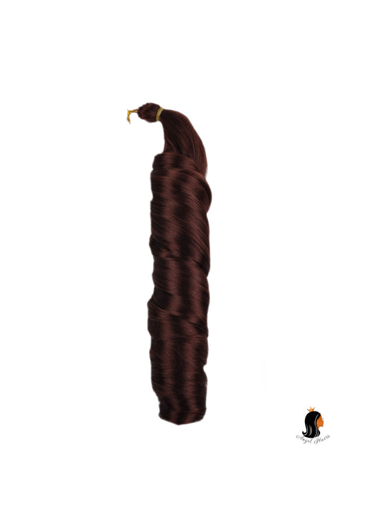 24” Cocoa Bean French Curl Braiding Hair