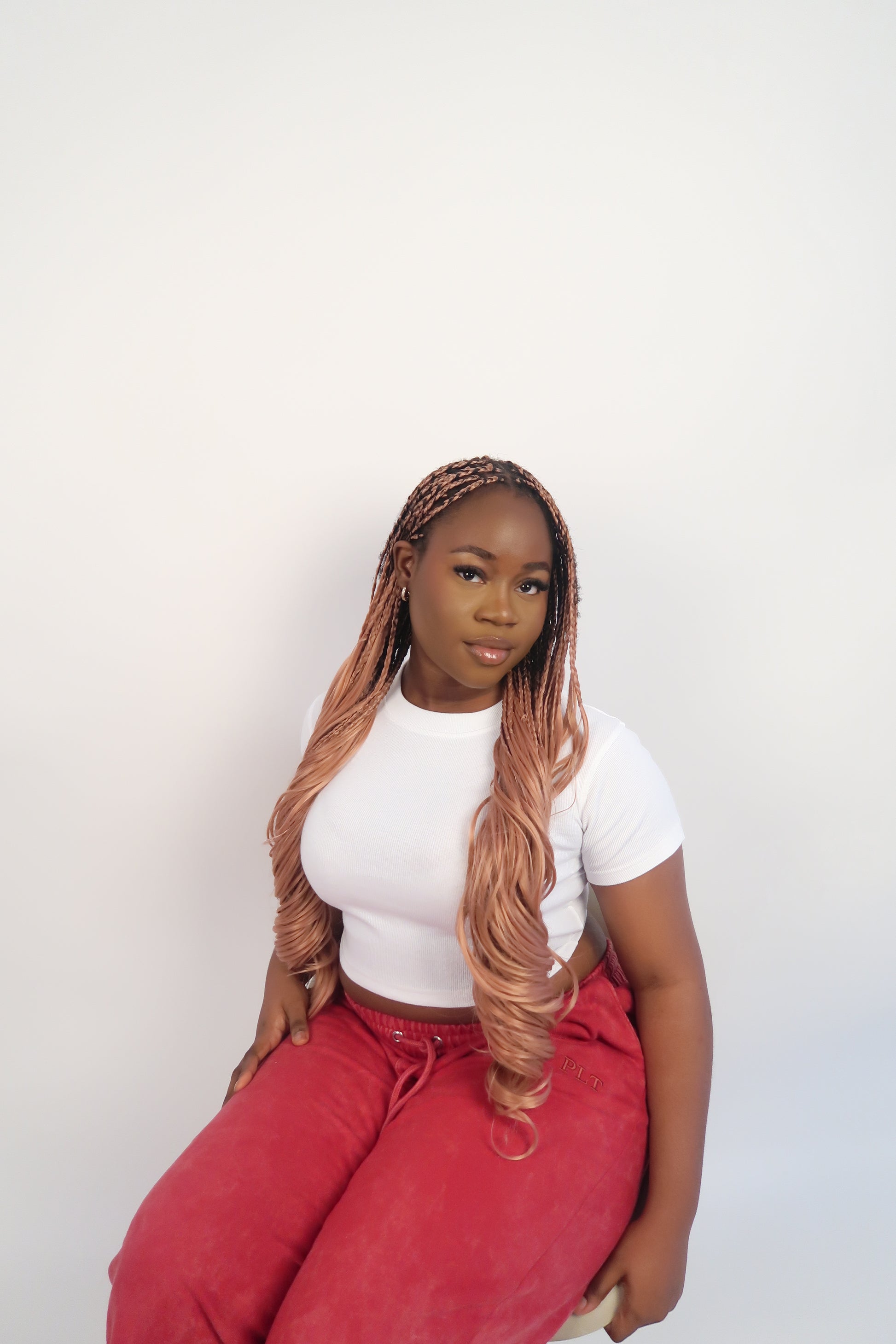 24” Cocoa Bean French Curl Braiding Hair