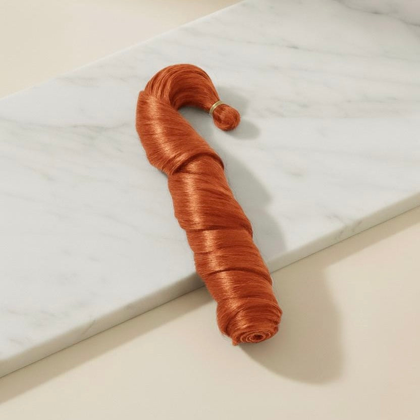 24” Pumpkin Spice French Curl Braiding Hair