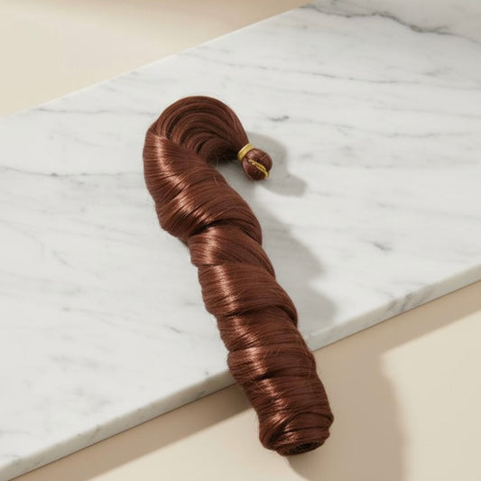 Brown Blush French Curl Braiding Hair