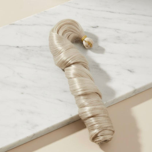 Blond French Curl Braiding Hair