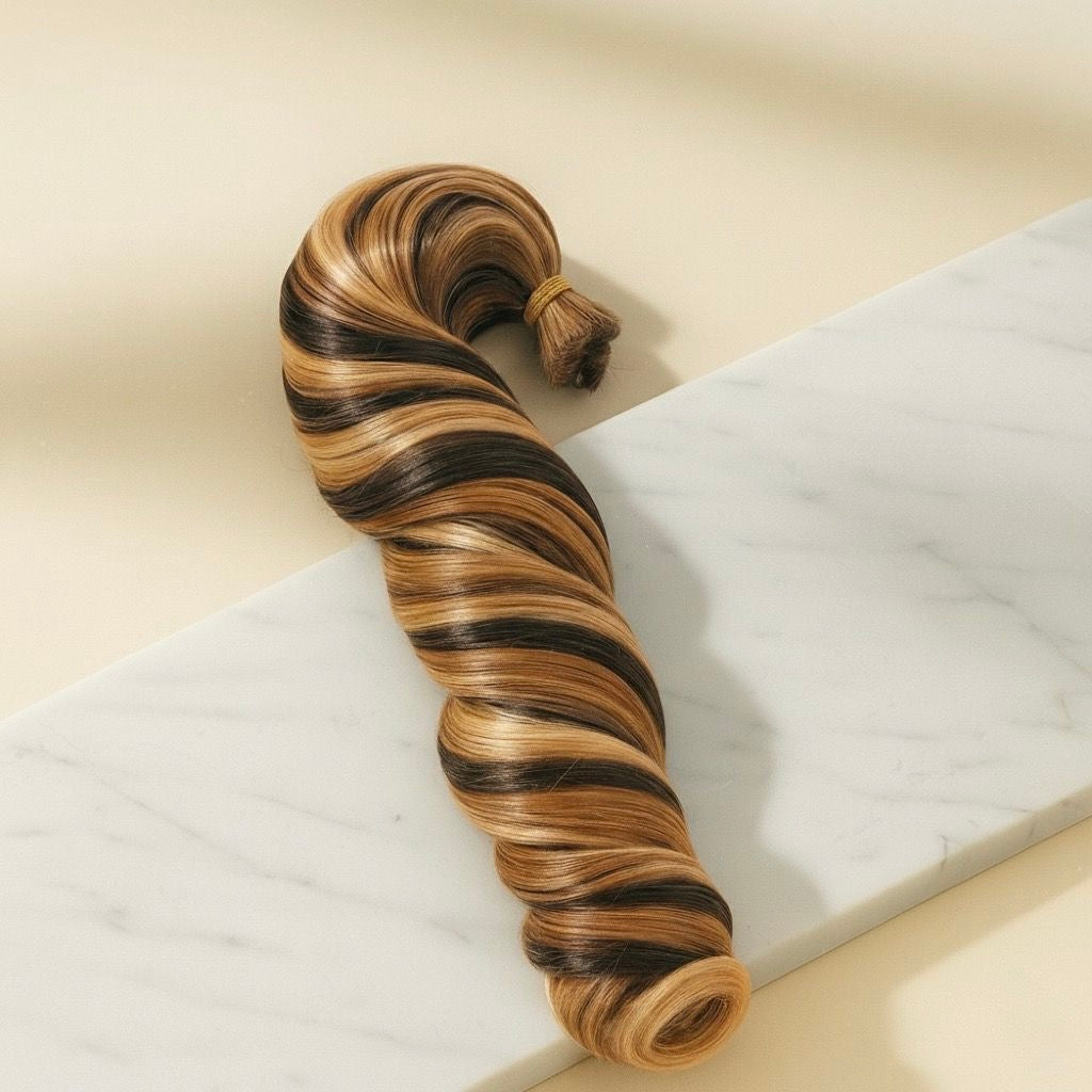 24” Neutral illusion French Curl Braiding Hair